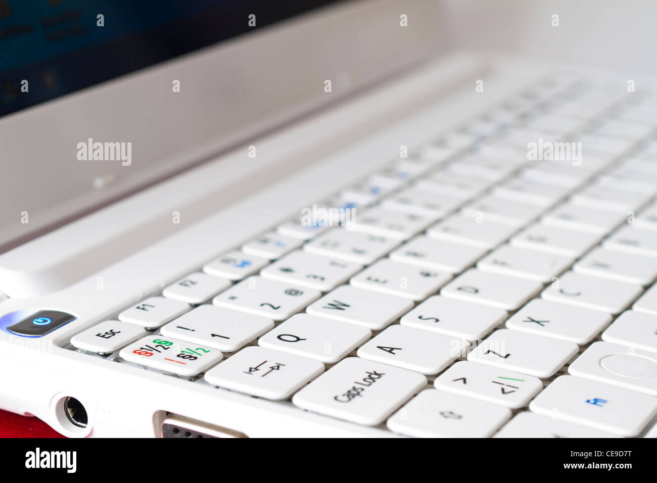 Tastiera del computer portatile Foto Stock