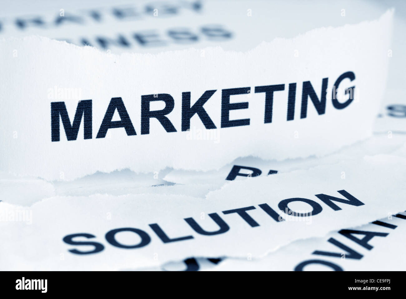 Concetto di marketing Foto Stock
