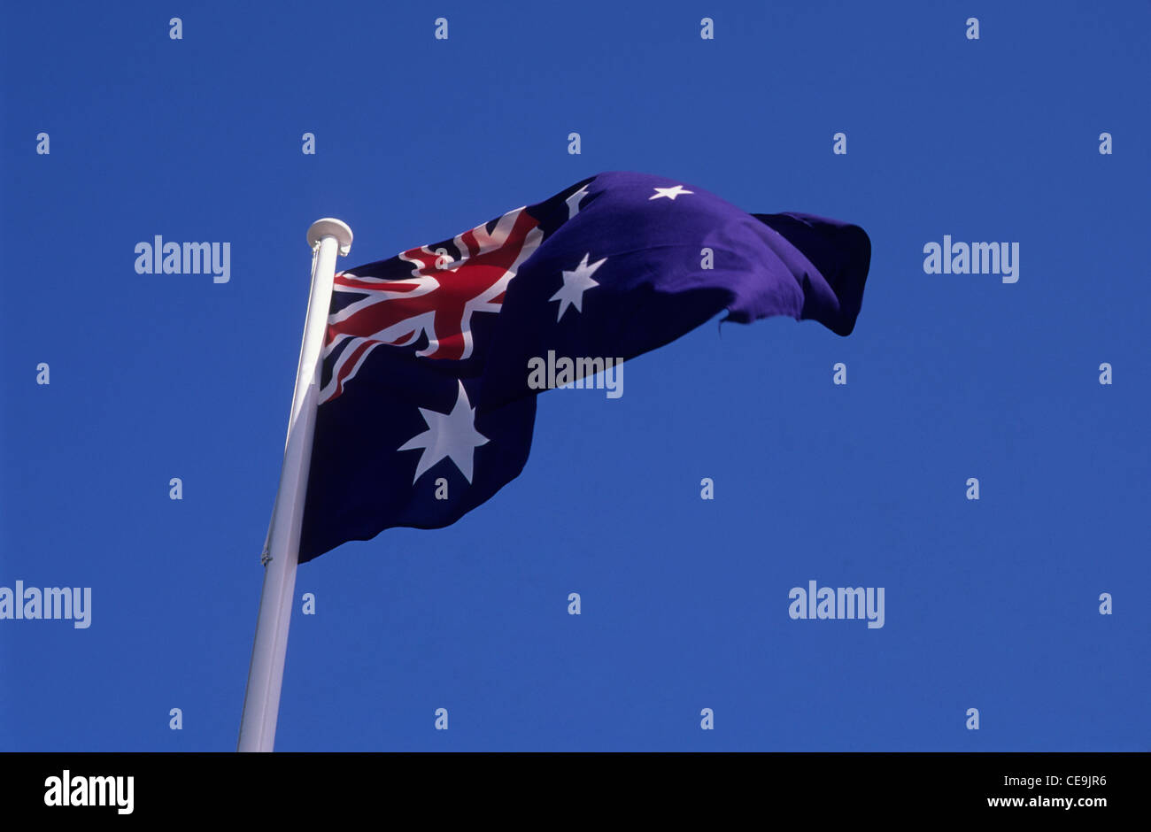 Bandiera nazionale dell'Australia. Foto Stock