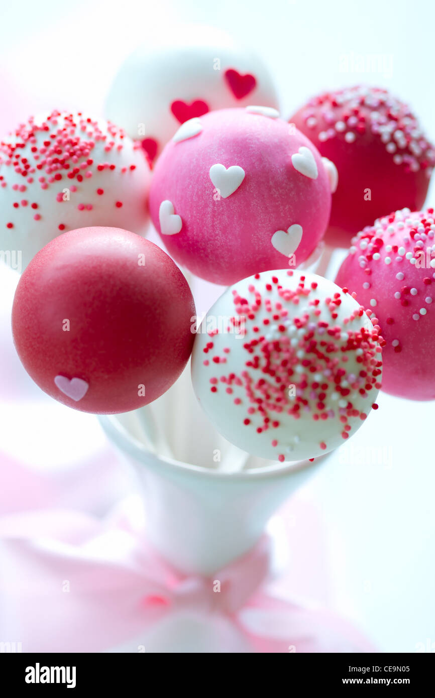 Tortini di San Valentino Foto Stock