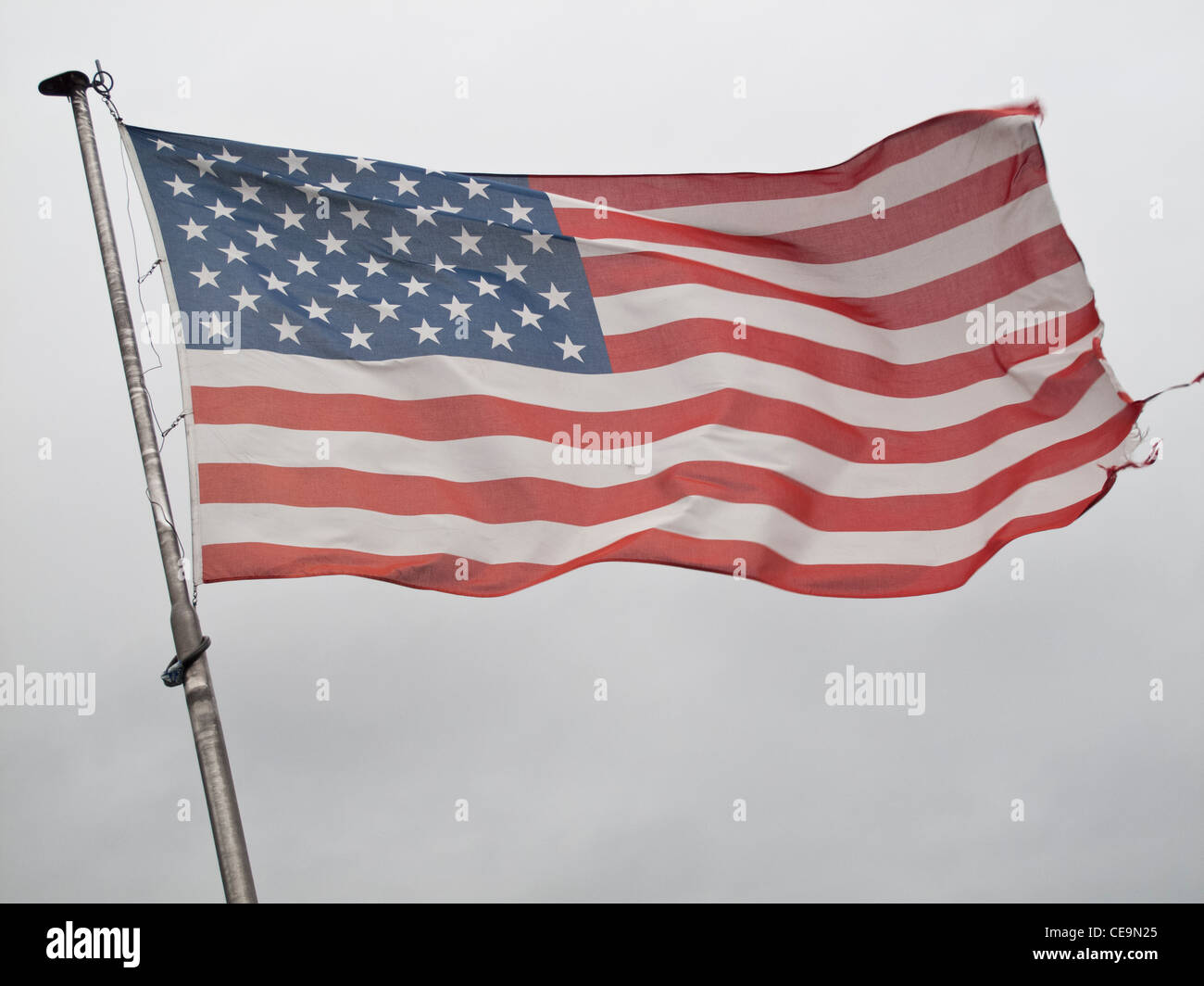 La bandiera nazionale degli Stati Uniti Foto Stock