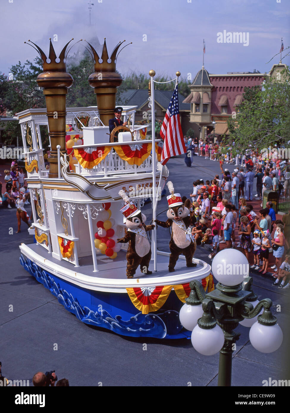 Sfilata presso il Walt Disney World, a Orlando, Florida, Stati Uniti d'America Foto Stock
