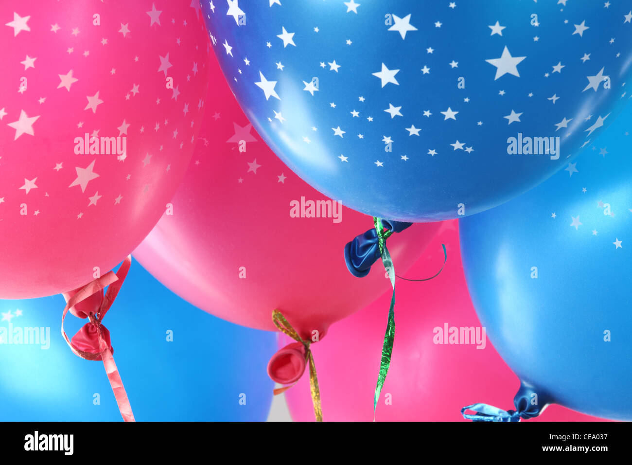 Colorati palloncini divertenti. Foto Stock