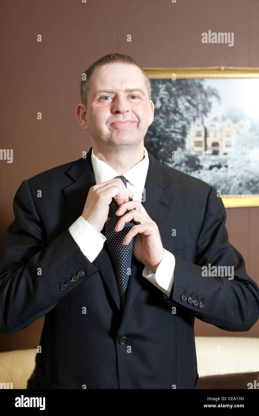 Maggiordomo personalizzato accademia, Central London, Regno Unito Foto Stock