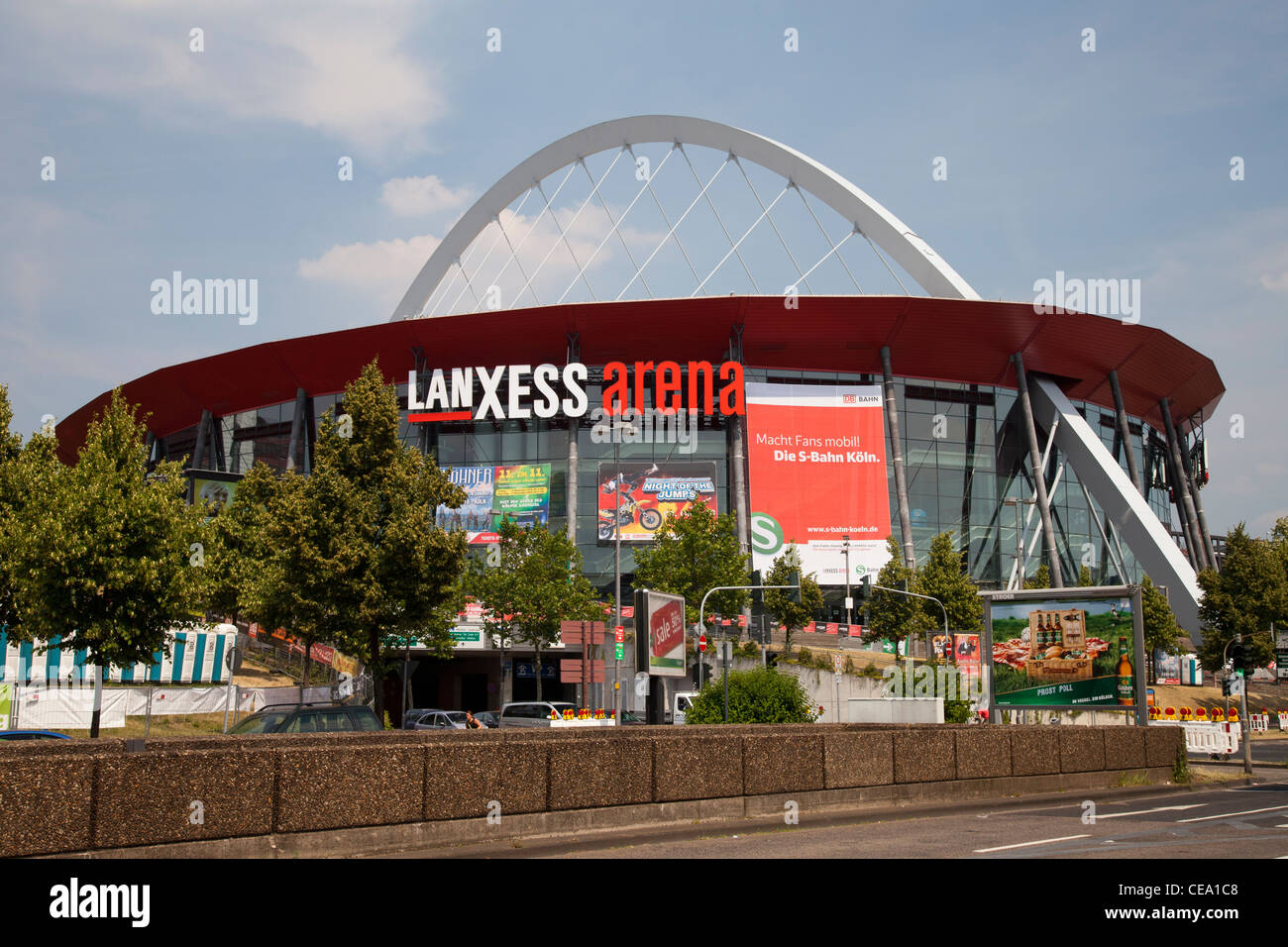 La Lanxess Arena di Colonia, nella Renania, Renania settentrionale-Vestfalia, Germania, Europa Foto Stock