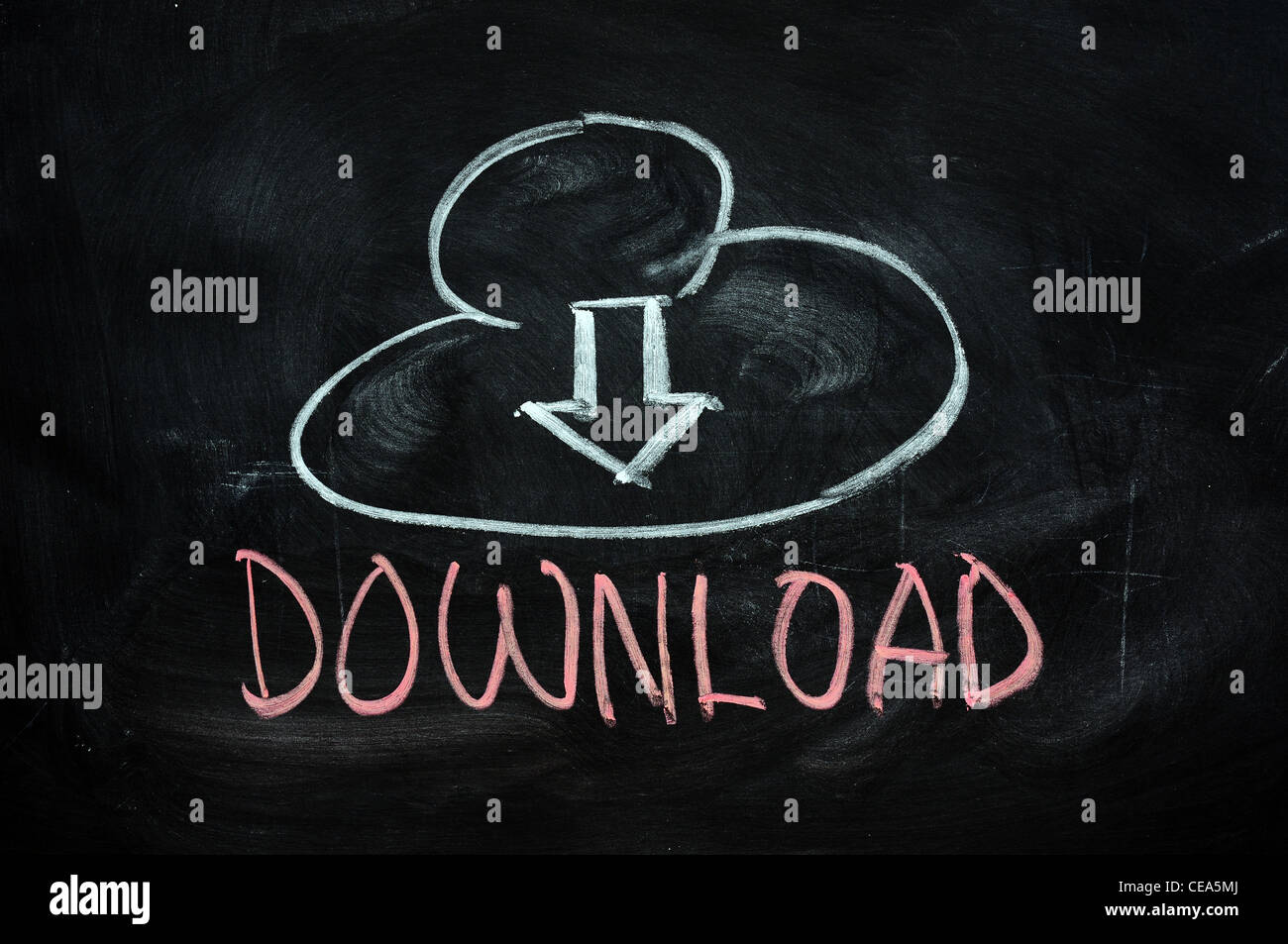 Scaricare il cloud internet business upload quota di tecnologia di rete per computer wireless concetto connessione dati elaborazione dello storage Foto Stock