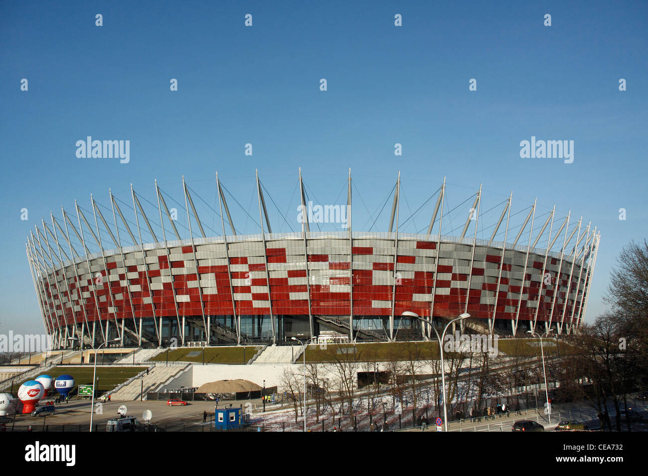 Lo Stadio Nazionale di Varsavia, Polonia Foto Stock
