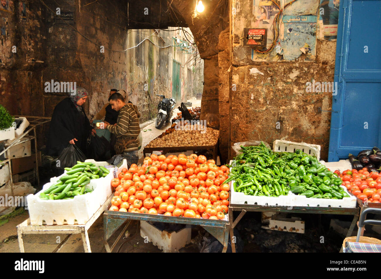 Suq di Tripoli, Libano Foto Stock
