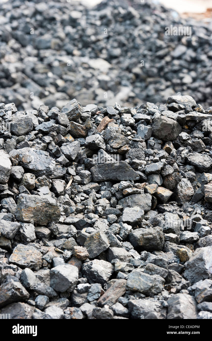 Carbone, industria tecnologica, Hebei, provincia di Hebei, Cina, Asia. Foto Stock