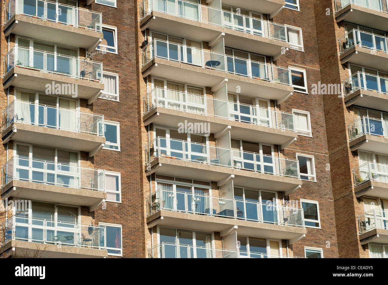 Appartamenti o appartamenti a Eastbourne, East Sussex, Regno Unito. Foto Stock