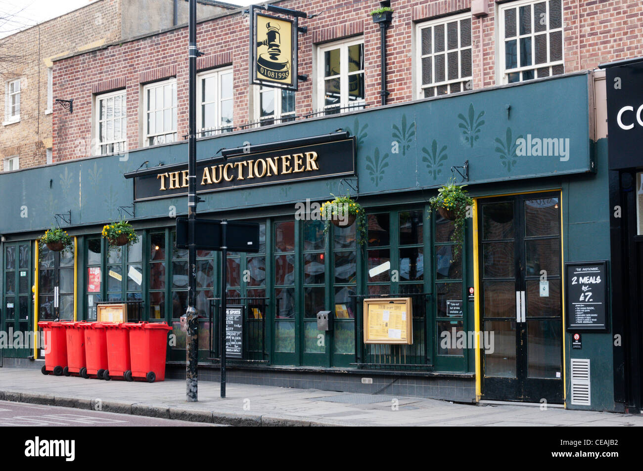 Il Banditore pub di Greenwich, Londra del sud Foto Stock