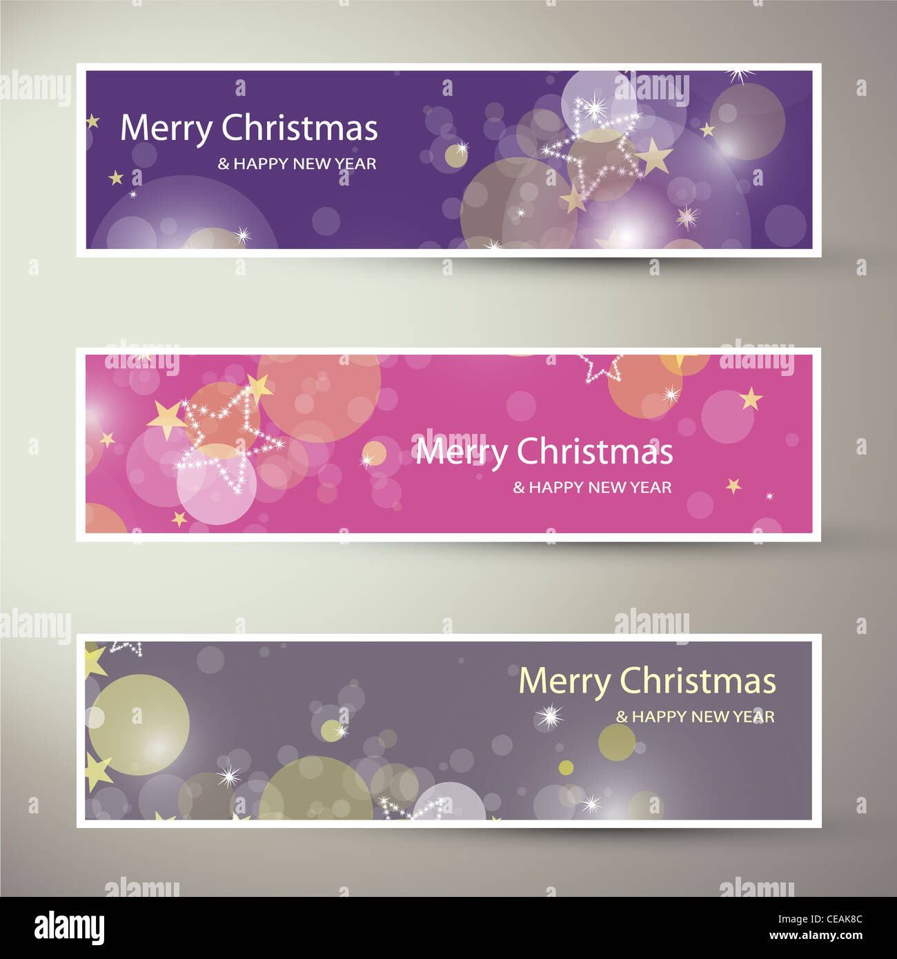 Cartolina di Natale Foto Stock