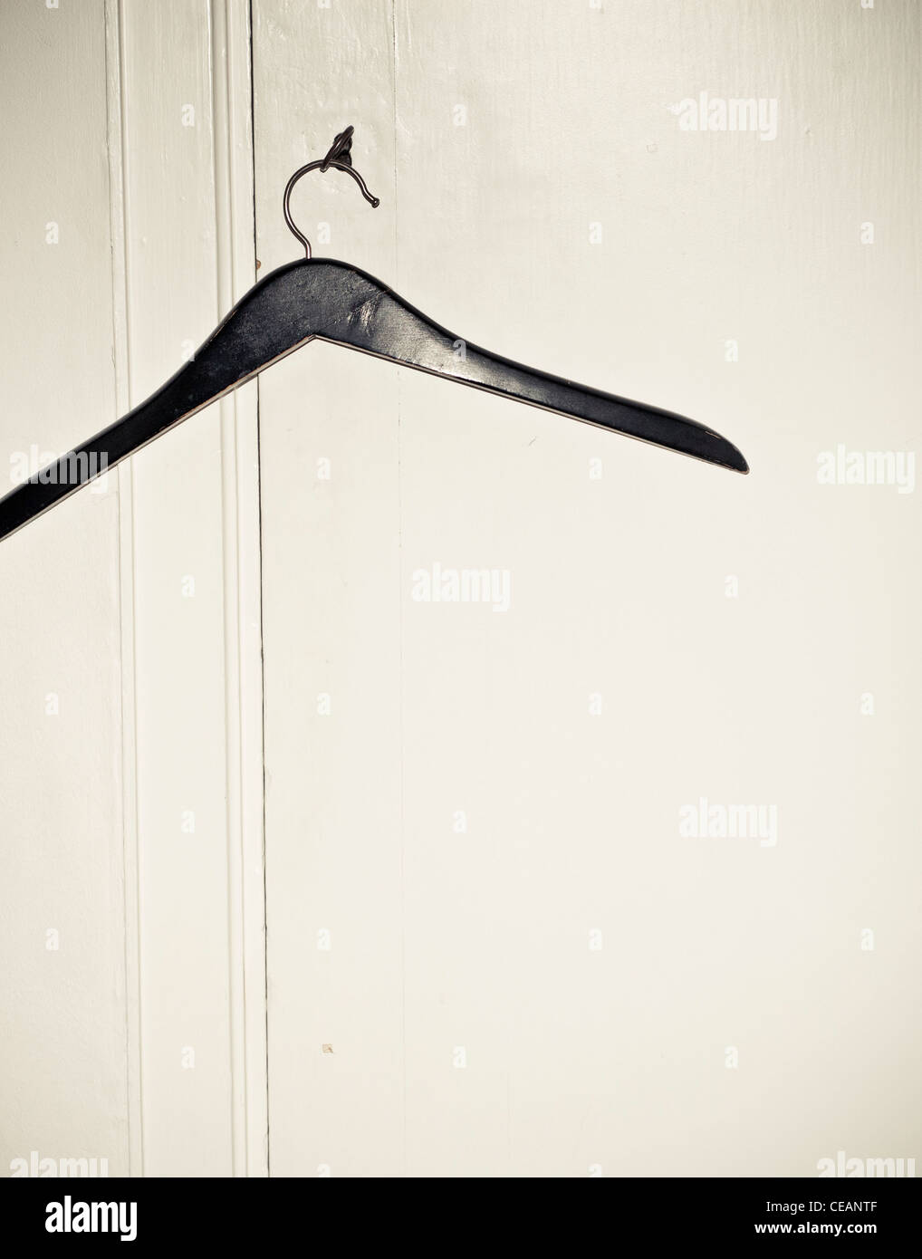 Svuotare Appendiabiti Foto Stock