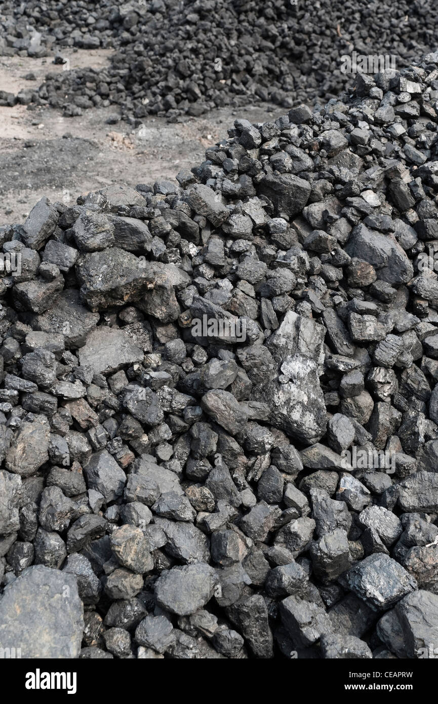 Carbone, industria tecnologica, Hebei, provincia di Hebei, Cina, Asia. Foto Stock