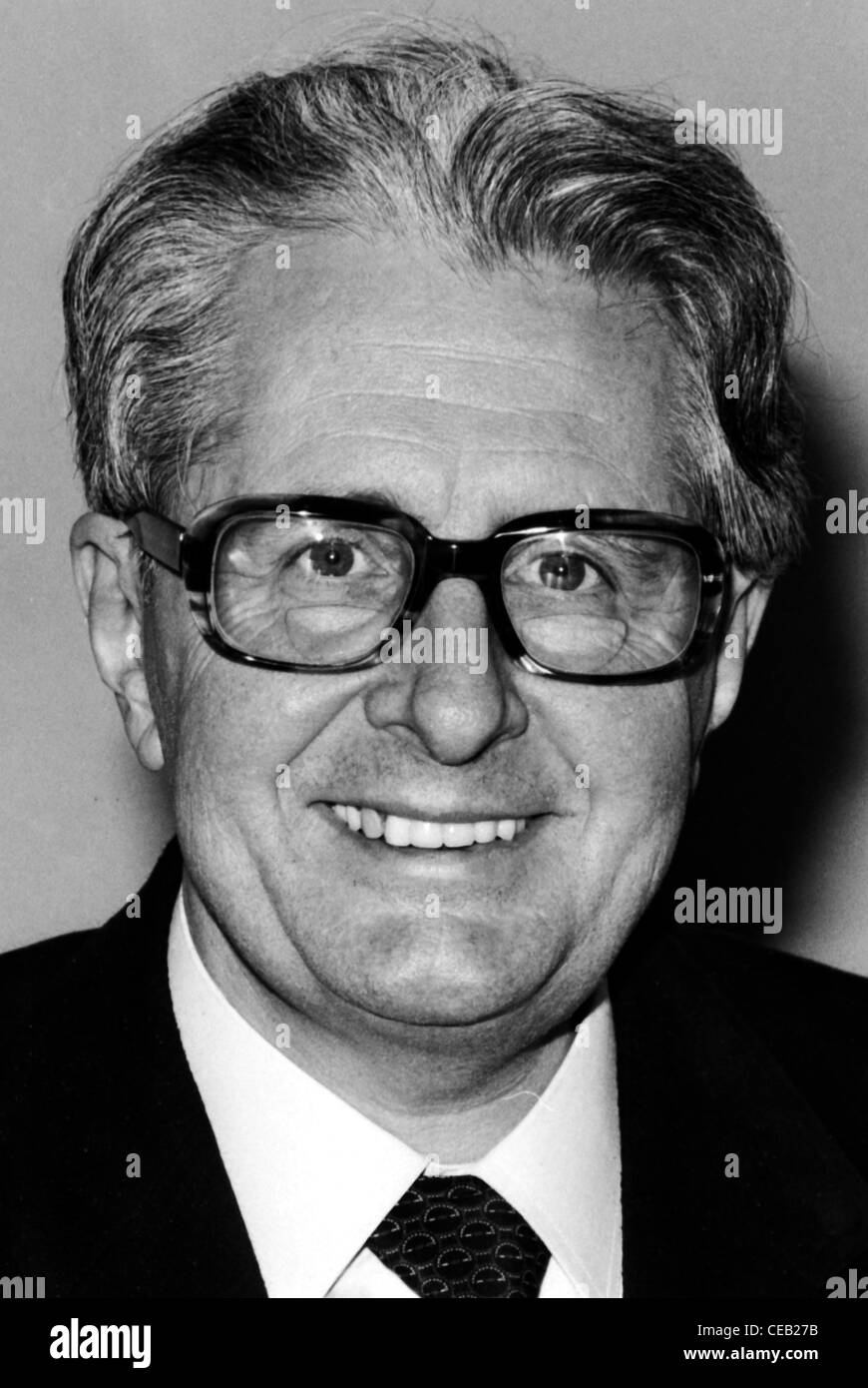 Hans-Jochen Vogel - *03.02.1926: Ritratto di socio-politico democratico e presidente della SPD. Foto Stock