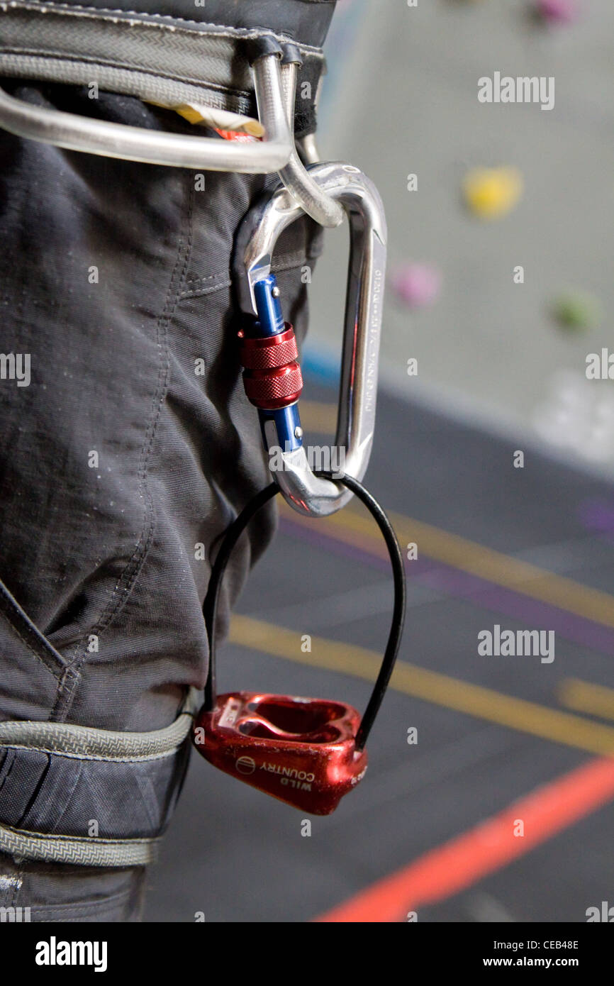 Università di Warwick Parete di arrampicata Coventry, Regno Unito Foto Stock