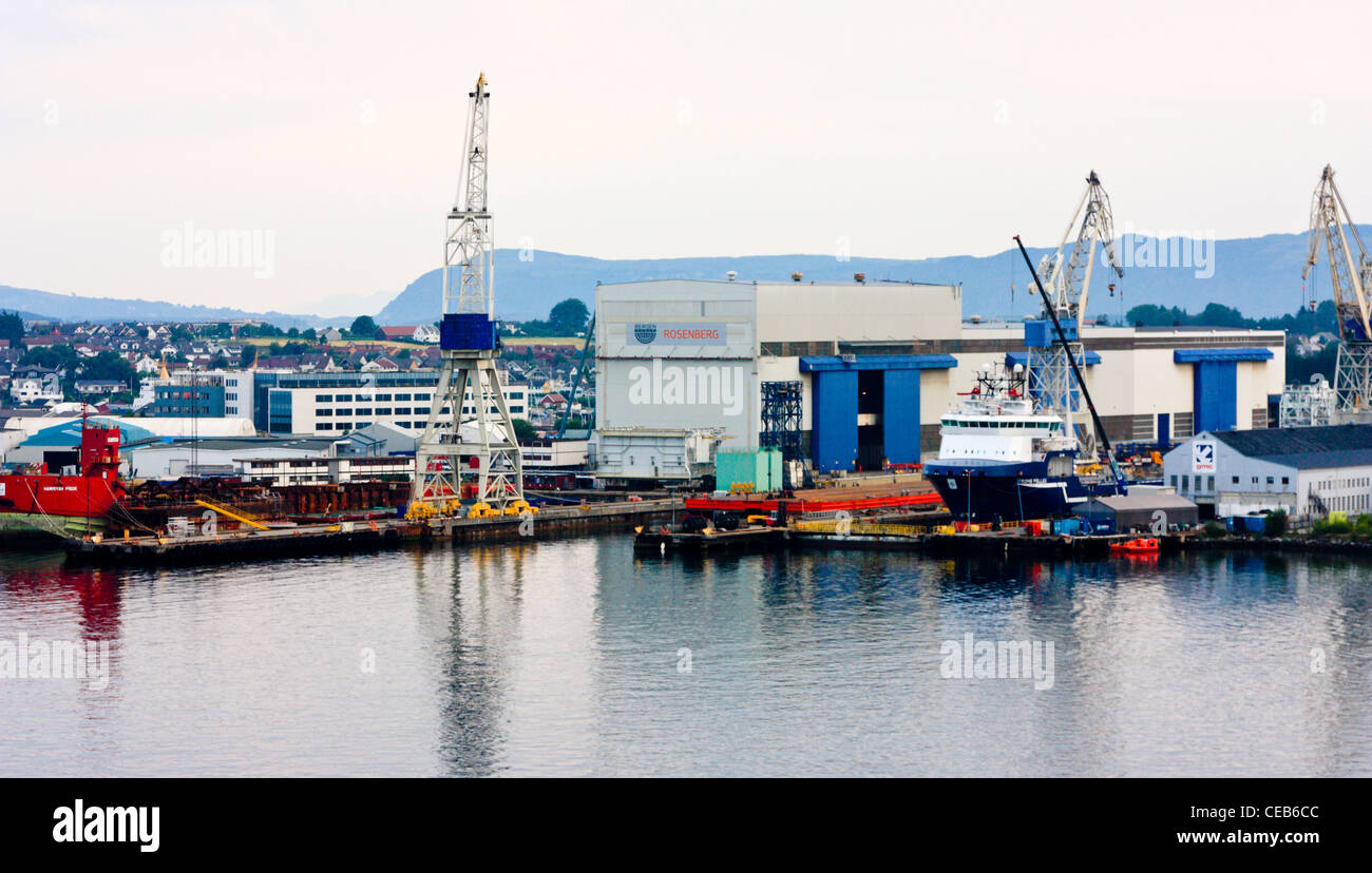 Il porto di Stavanger, Norvegia Foto Stock