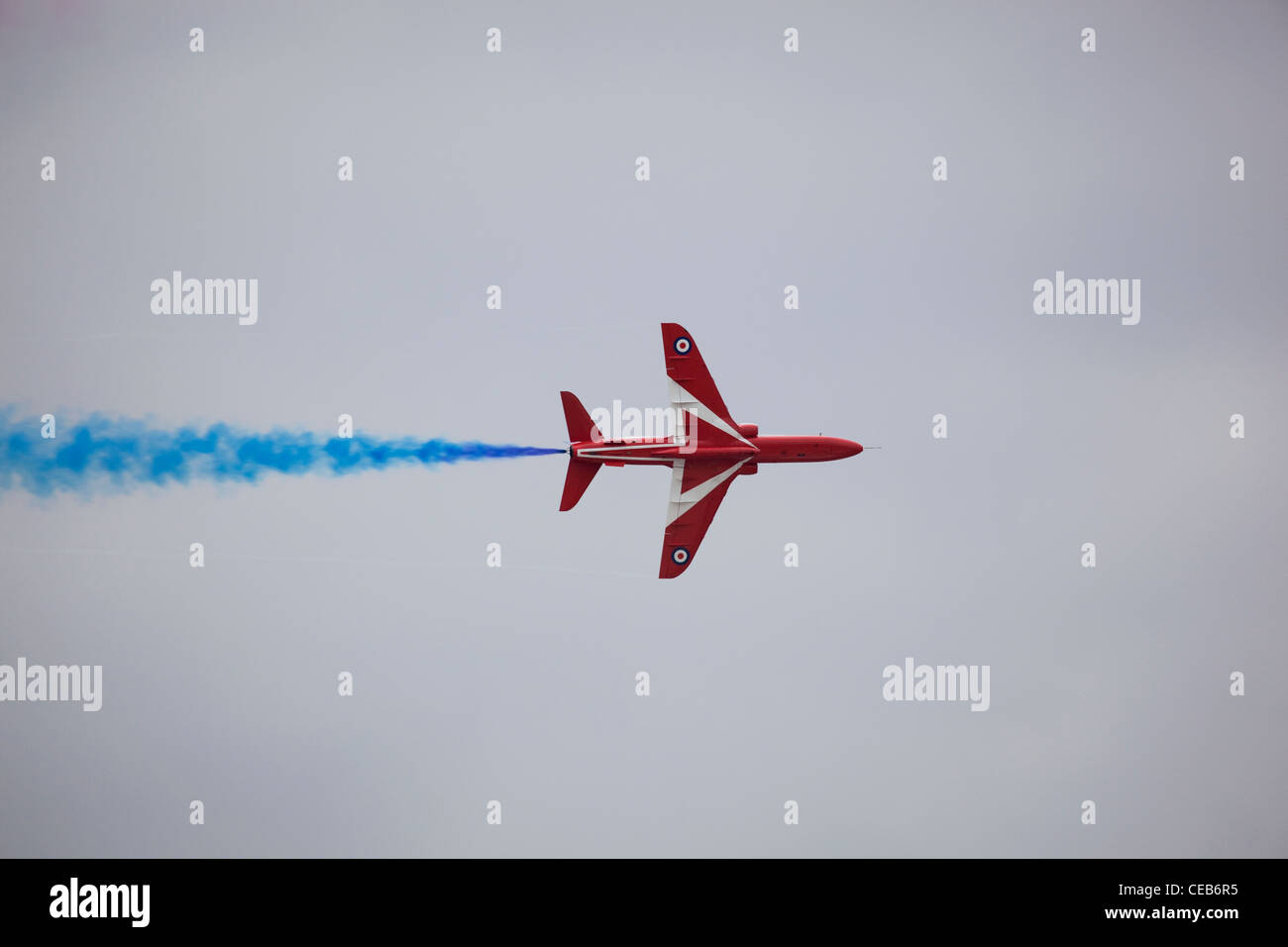 Le frecce rosse visualizzazione a RAF Fairford nel Gloucestershire presso il Royal International Air Tattoo Luglio 2010. Foto Stock