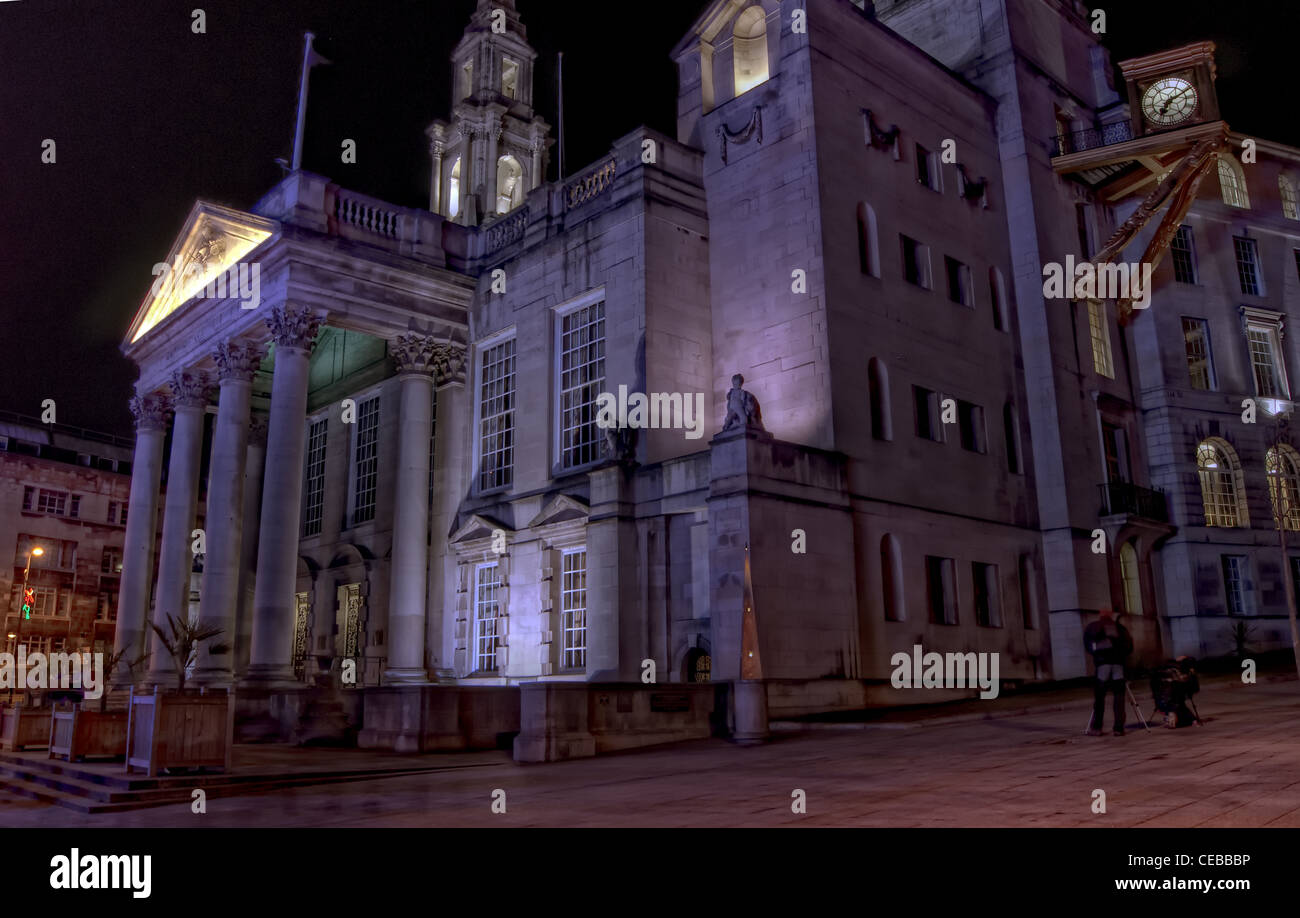 Leeds sala civica Foto Stock