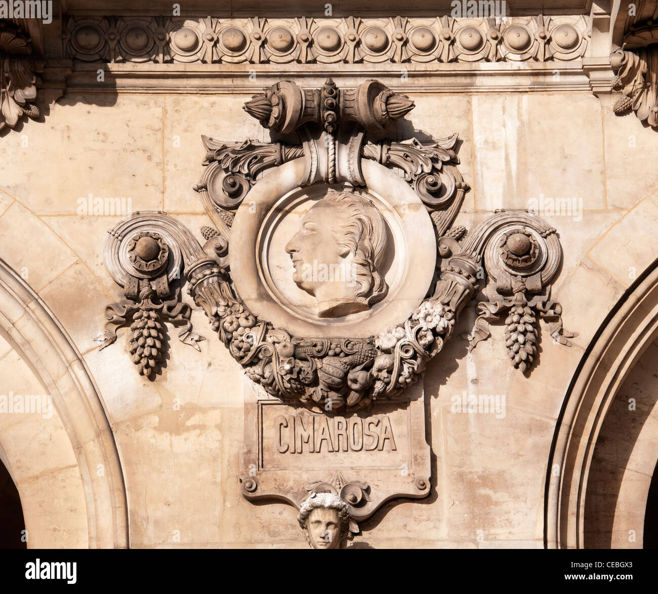 Cimarosa compositore Opera Parigi Palais Garnier Foto Stock