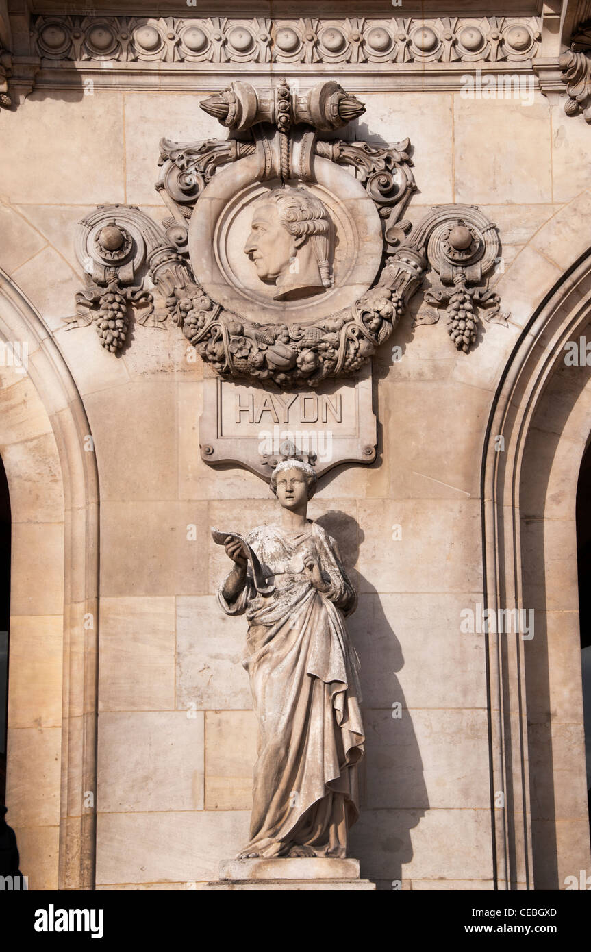 Haydn compositore Opera Parigi Palais Garnier arte Foto Stock