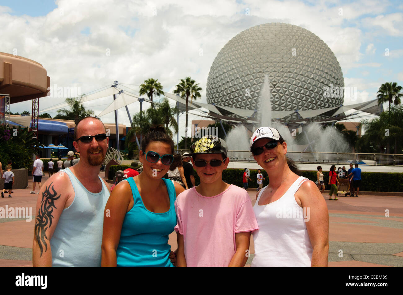 Il Walt Disney World Resort epcot attrazione astronave Terra Foto Stock