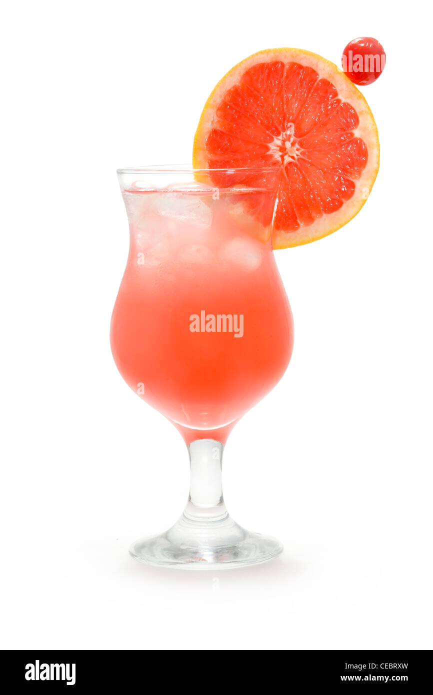 Drink di ciliegio con tonico (succhi di ciliegie, ciliegia del liquore di  rum leggero, tonico Foto stock - Alamy