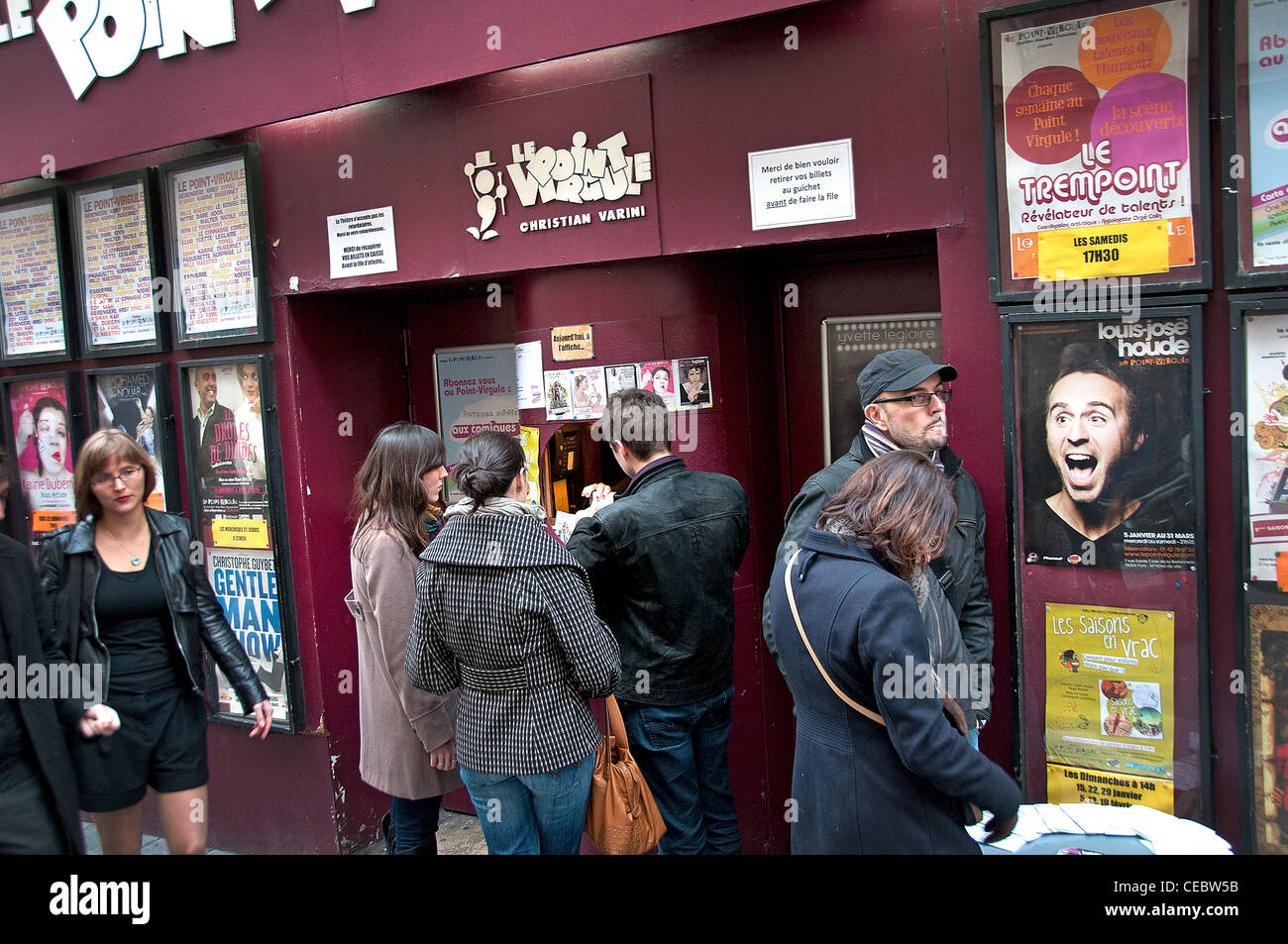 Theatre Box Ticket Shop Marais Parigi Francia Foto Stock