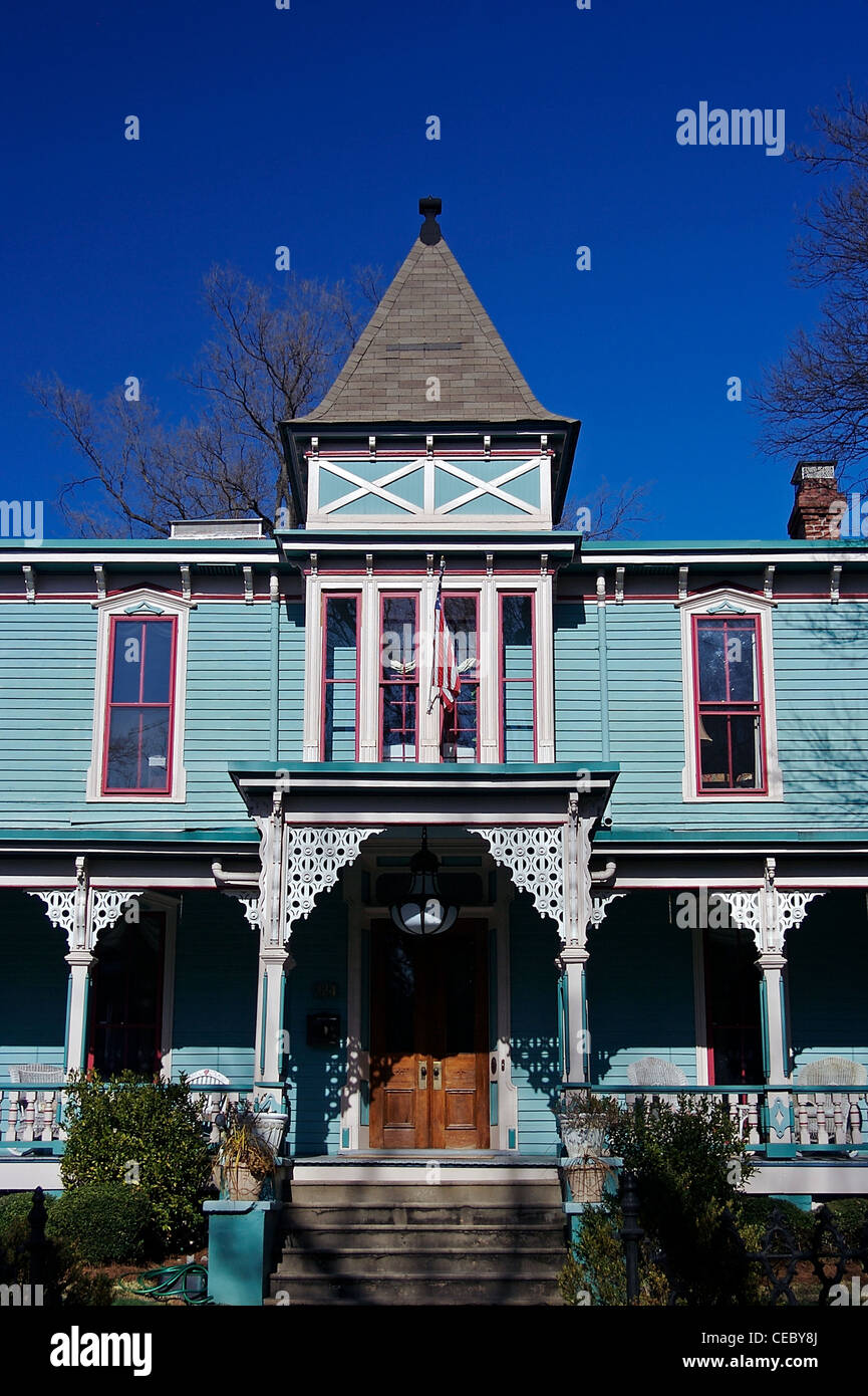 La Berryhill Casa, costruita nel 1884, è una delle case di Charlotte, North Carolina storica del quarto Ward. Foto Stock