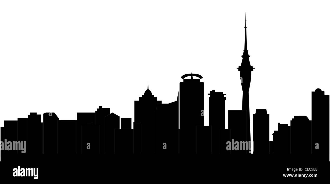 Aukland skyline nuovo sealand Foto Stock