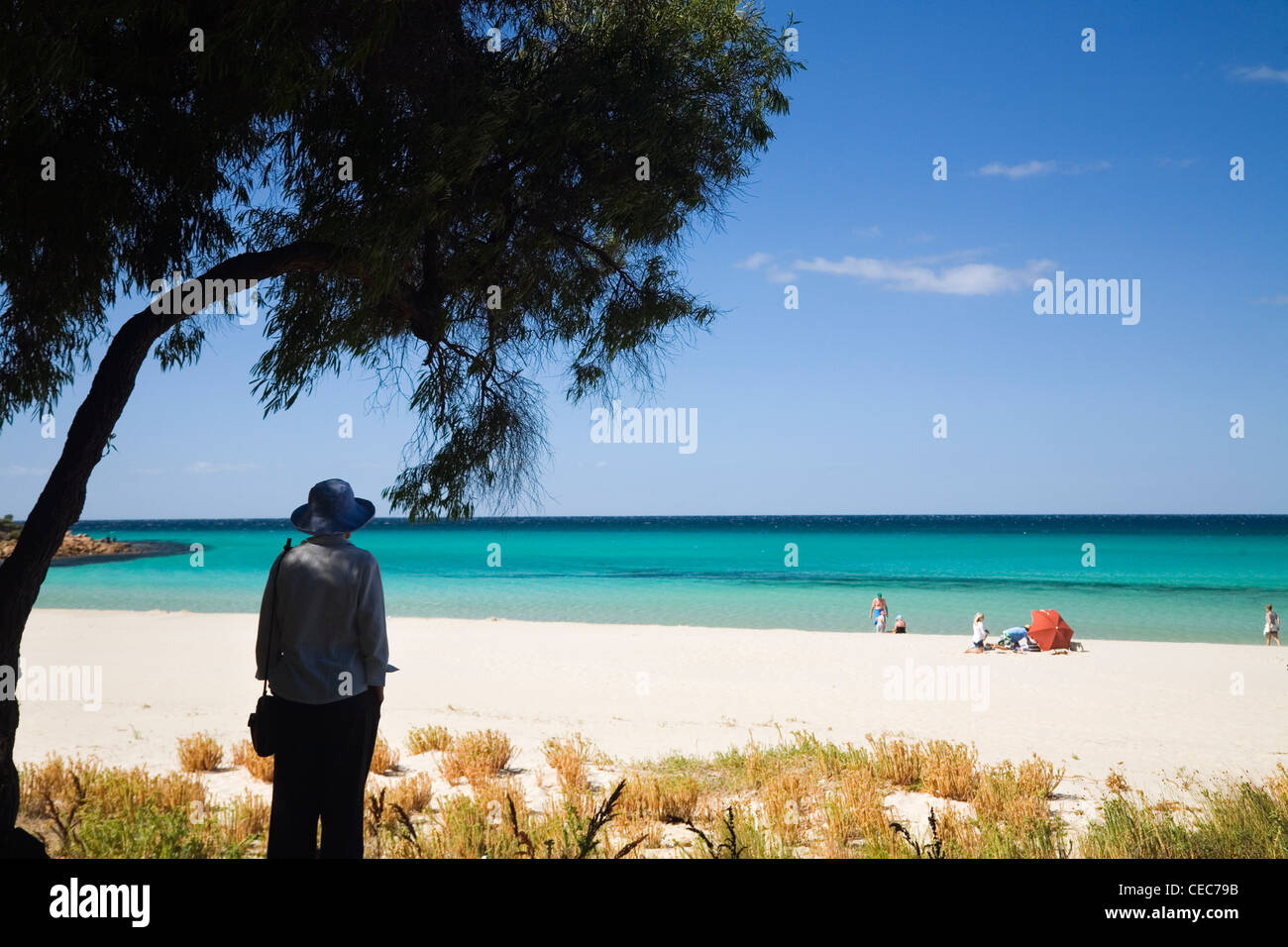 Meelup Beach, vicino per Dunsborough. Geographe Bay, Australia occidentale, Australia Foto Stock
