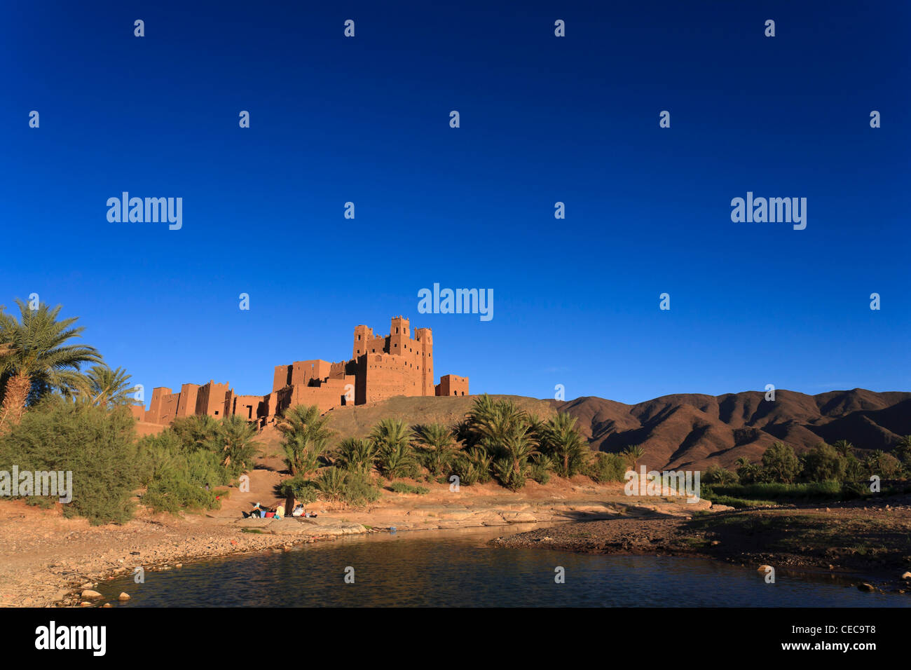 Il Marocco, Valle di Draa, Ait Hamou ou detto kasbah Foto Stock