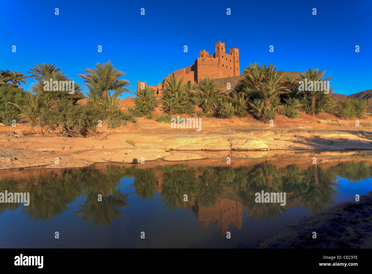 Il Marocco, Valle di Draa, Ait Hamou ou detto kasbah Foto Stock