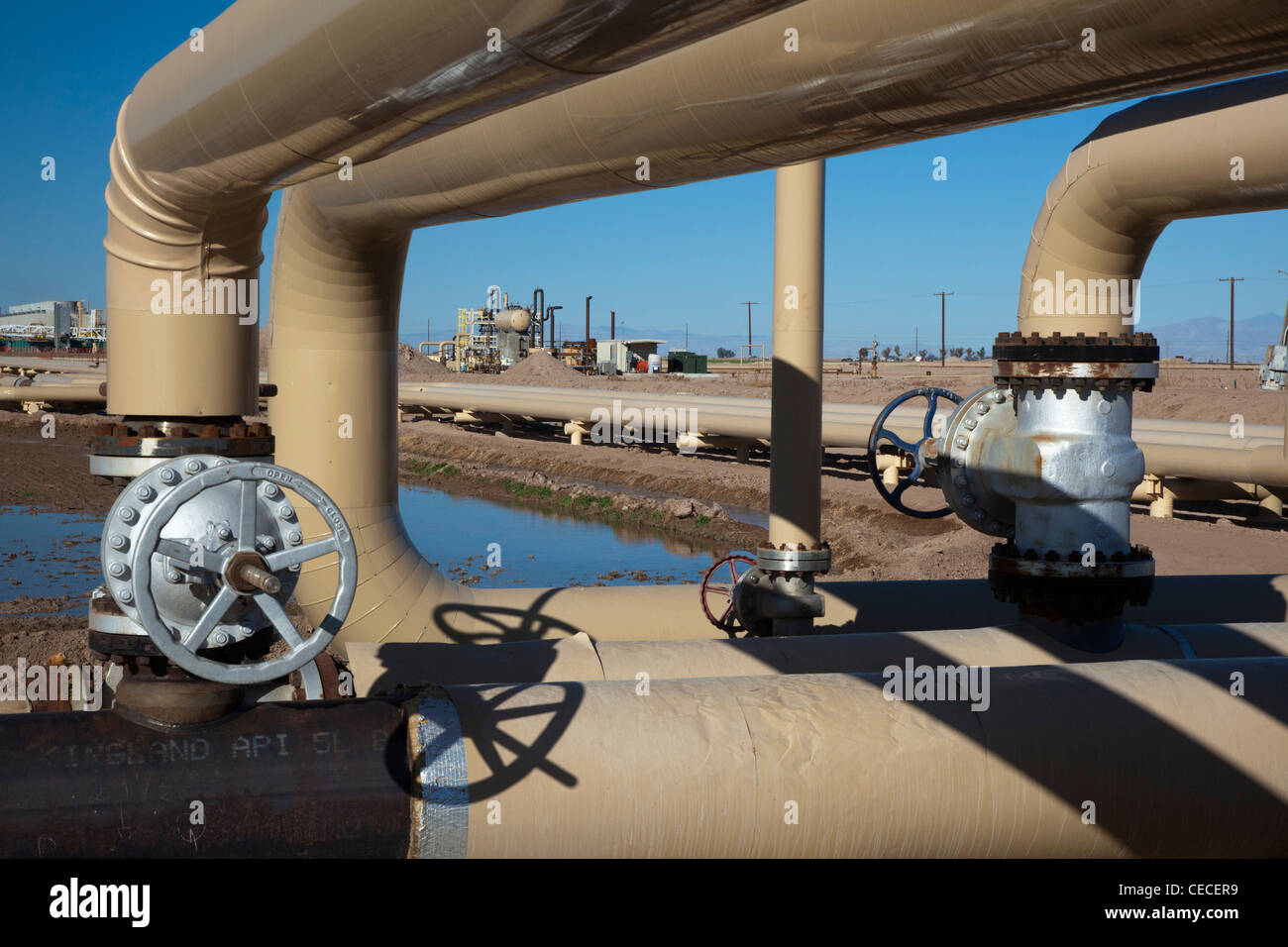 La Geotermia Facility Foto Stock