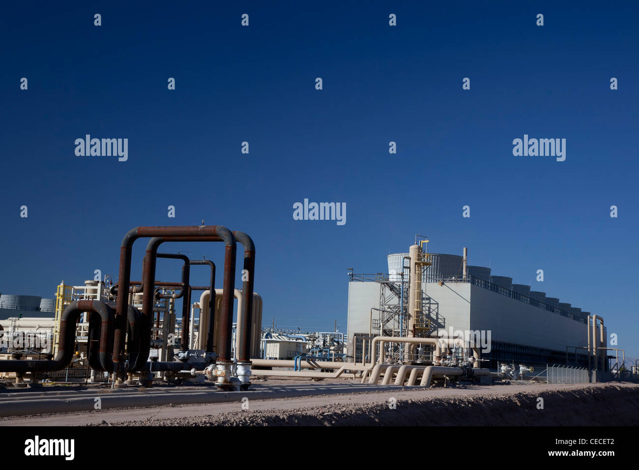 La Geotermia Facility Foto Stock