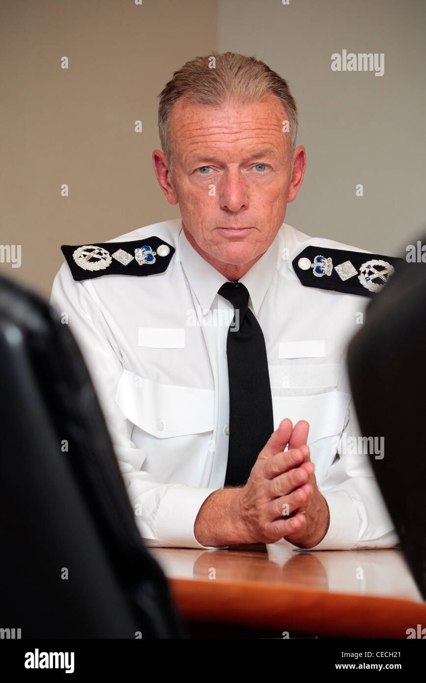 Bernard Hogan-Howe, Commissario della Metropolitan Police Service di Londra, Regno Unito Foto Stock