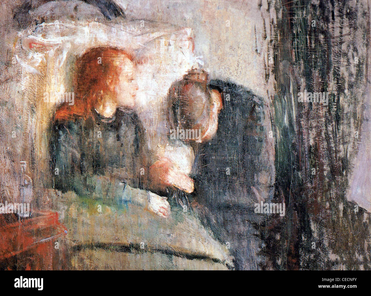 Edward Munch il bambino malato Foto Stock