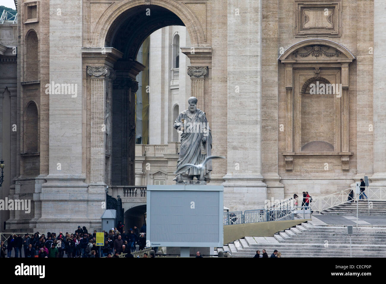 La Basilica di San Pietro Basilica di San Pietro Città del Vaticano Roma Foto Stock