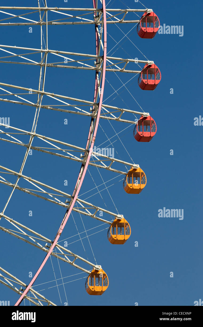 La ruota panoramica Ferris a Minato Mirai Yokohama Giappone Foto Stock