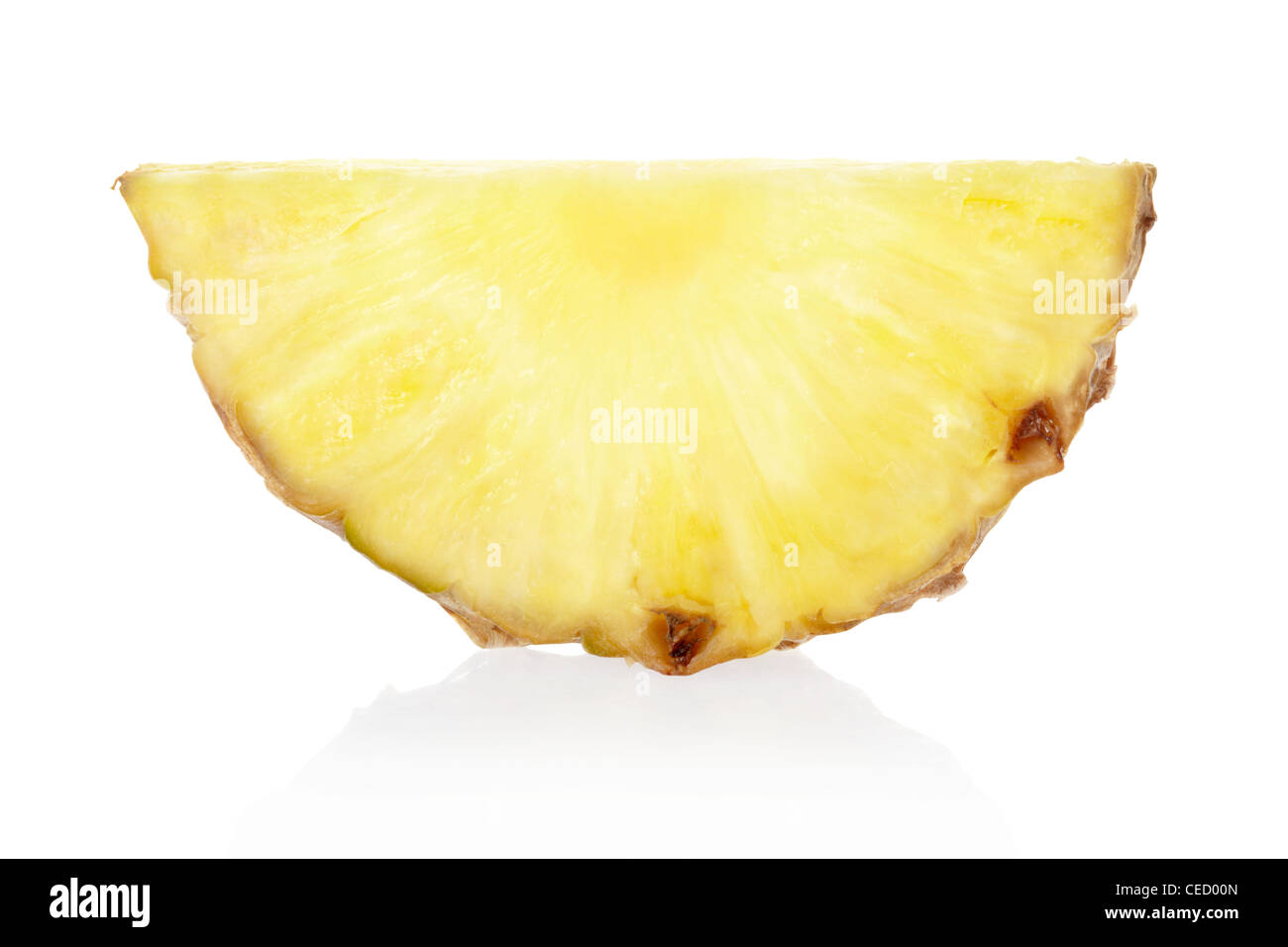 Ananas mezza fettina Foto Stock