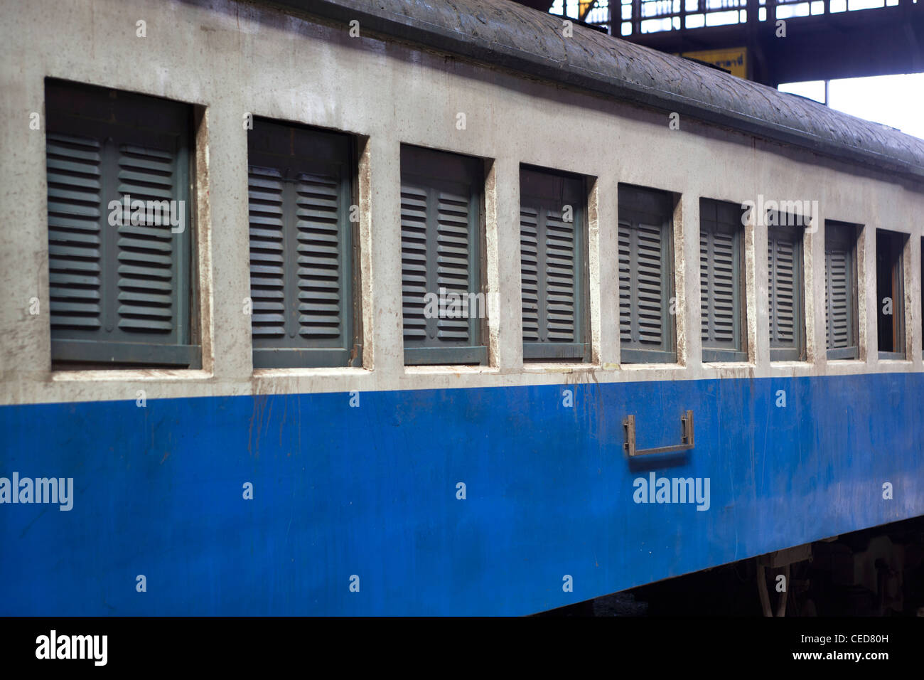 Carrozza ferroviaria Hualamphong Stazione ferroviaria Bangkok in Thailandia Foto Stock