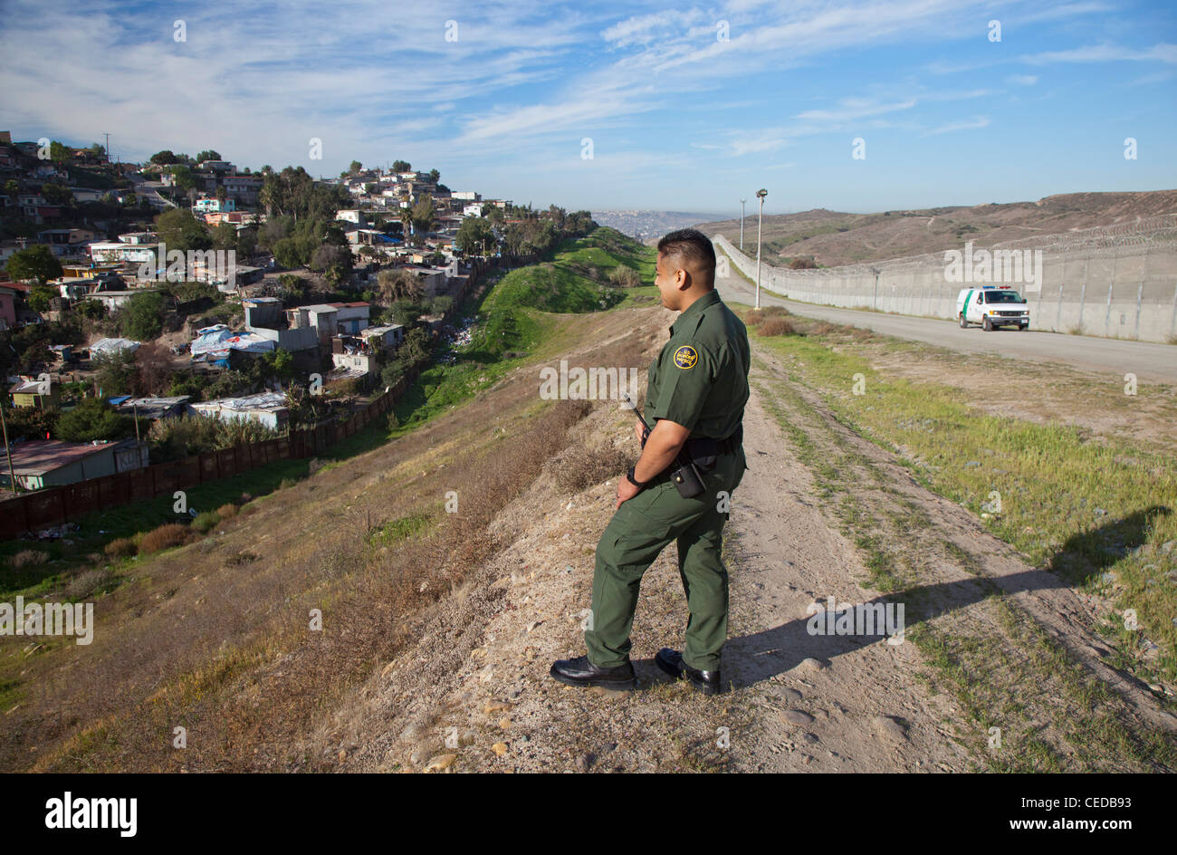 Stati Uniti Pattuglia di Confine Agent Foto Stock