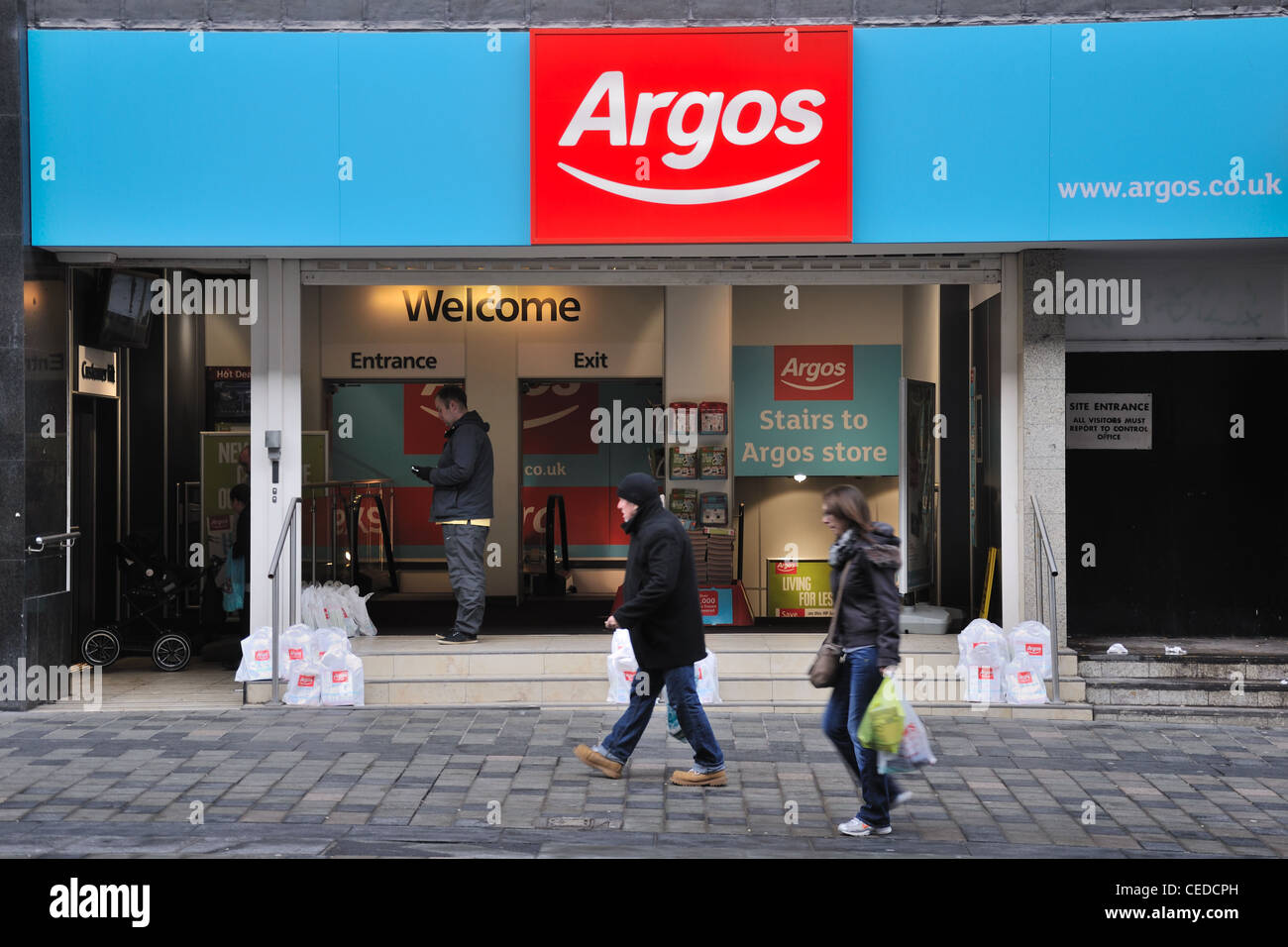Argos negozio nel centro della città di Glasgow Foto Stock