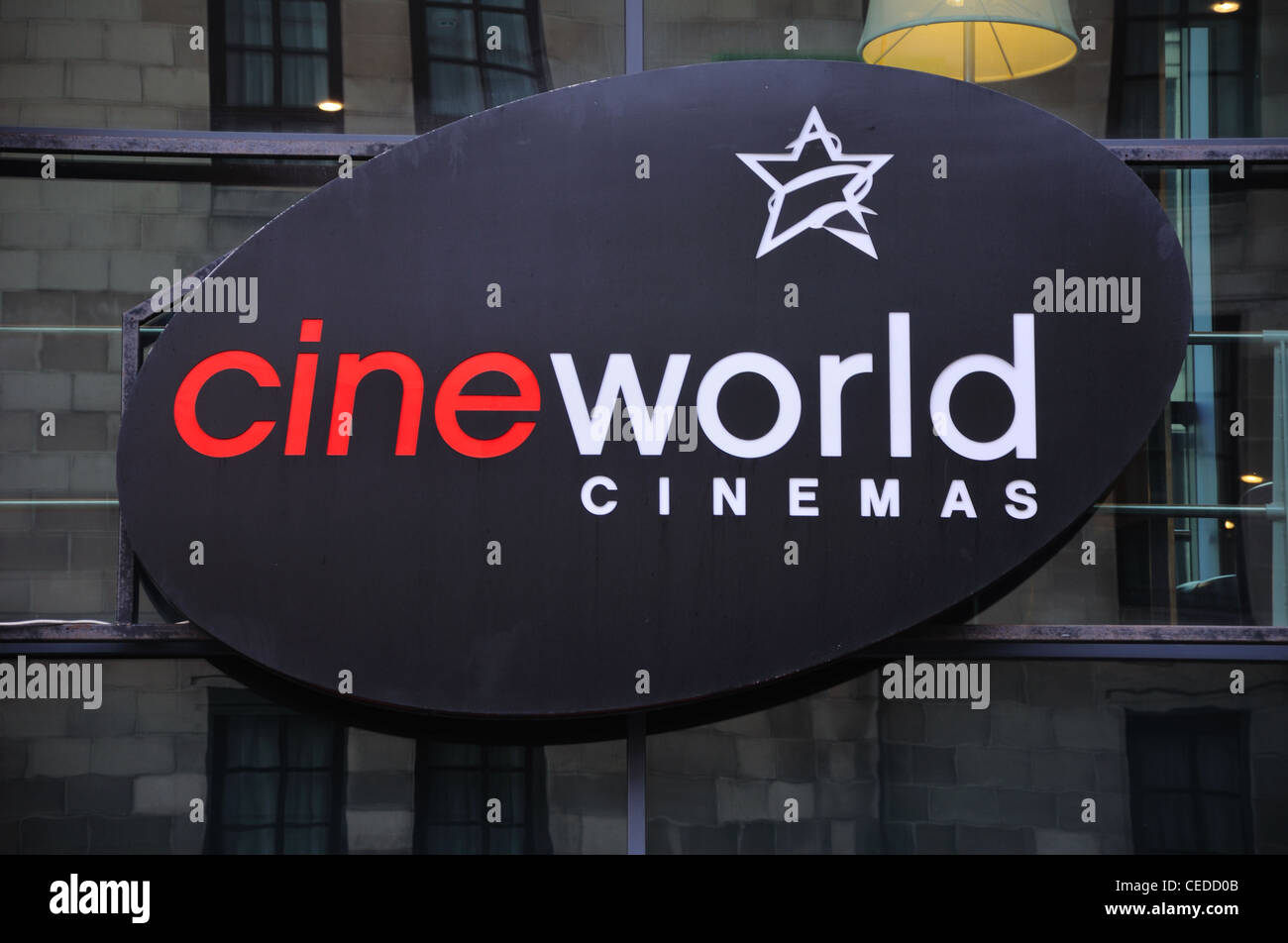 Il Cineworld cinema multi sala schermo nel centro della città di Glasgow Foto Stock
