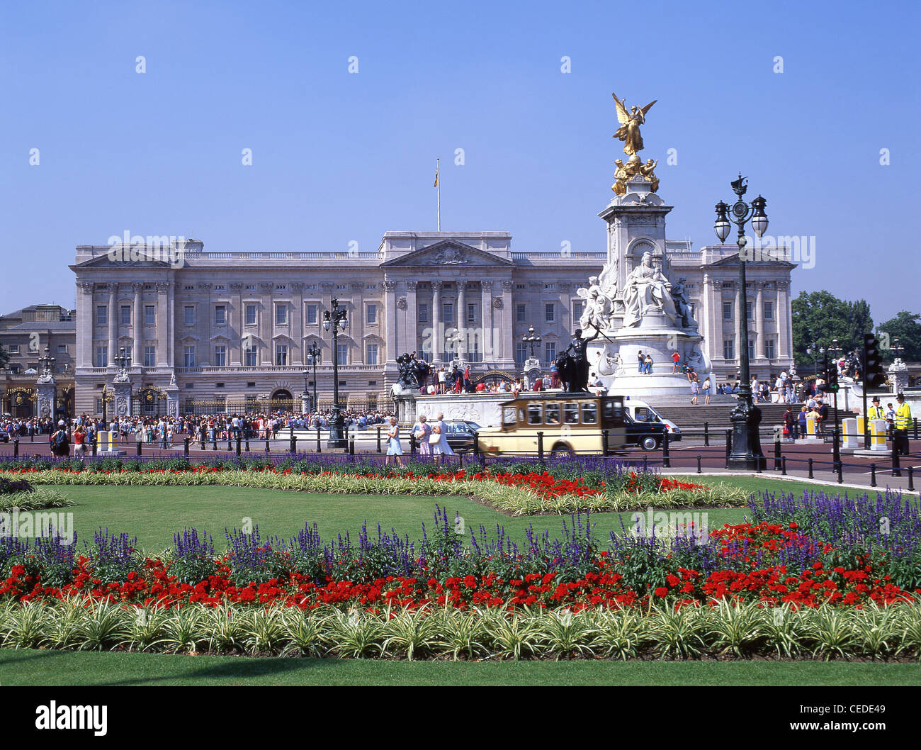 Buckingham Palace, Westminster, City of Westminster, Londra, Inghilterra, Regno Unito Foto Stock
