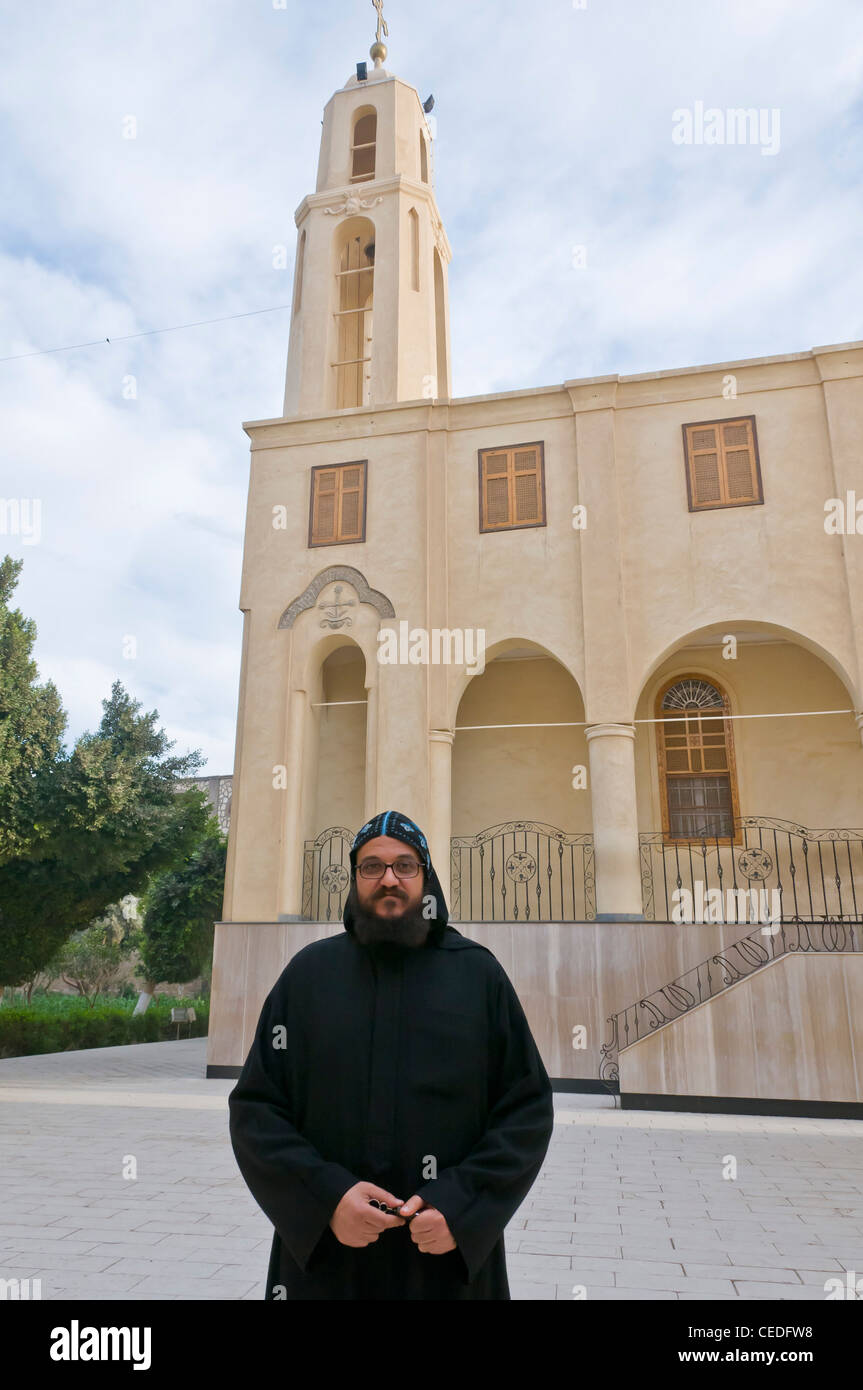 Monastero copto Deir el Moharraq Egitto Foto Stock