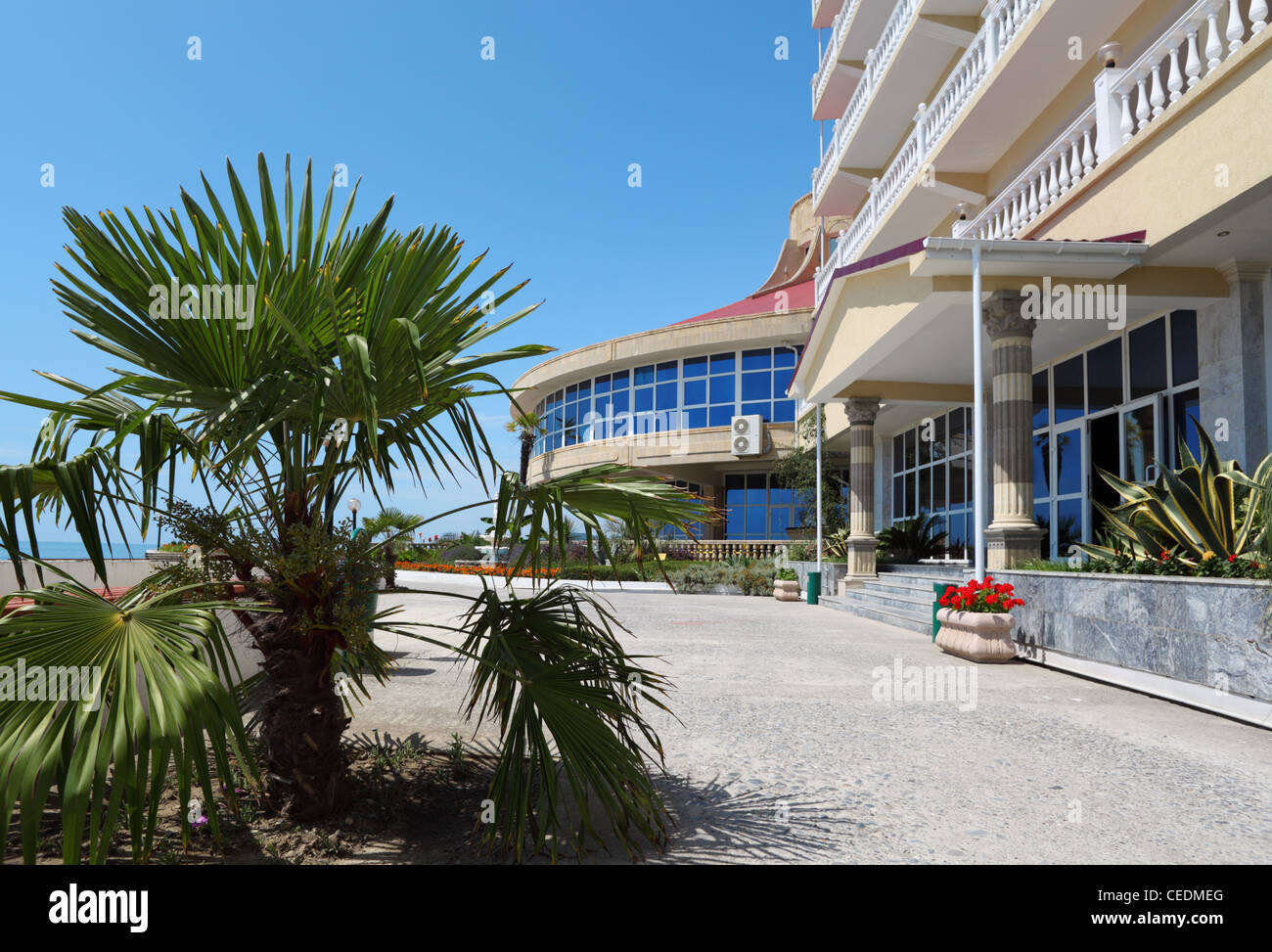 La facciata della Southern hotel Foto Stock