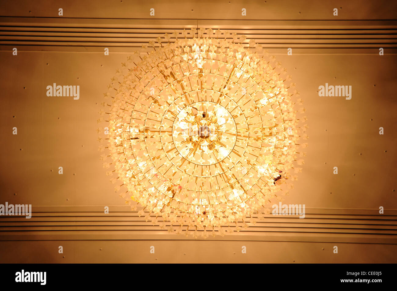 Chandelier luce Foto Stock