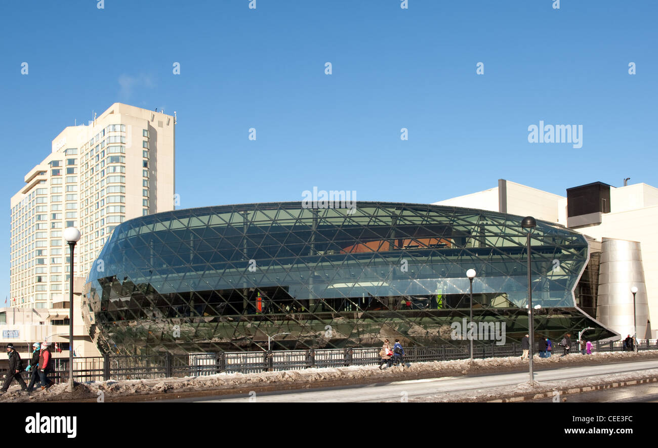 La Convenzione di Ottawa Centro adiacente al Rideau Centre di Ottawa, Ontario. Esso è stato inaugurato nel mese di aprile 2011 Foto Stock