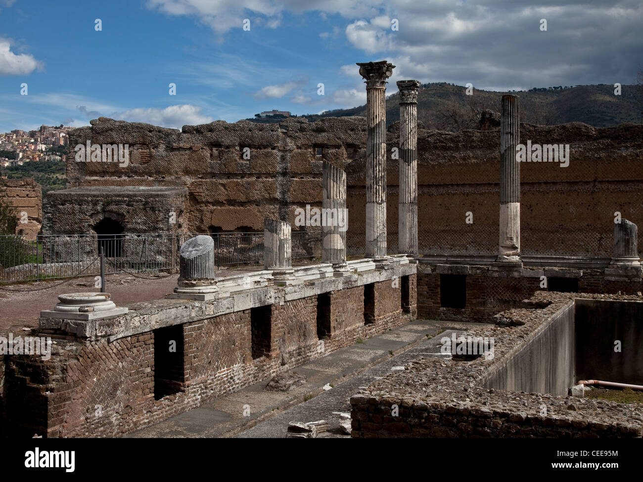 Tivoli, Hadriansvilla, Villa Adriana, 118 bis 134 n. Chr. Foto Stock